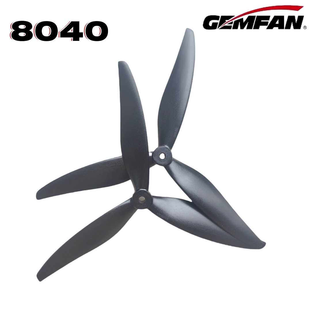 Fpv Drone Motor - Gemfan 8040 8X4X3 3-Blade 8-Inch Baling-Baling